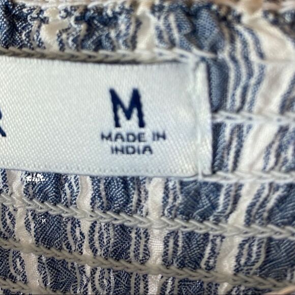 Hollister Striped Ruffle-Hem Mini Dress- Med - Picture 5 of 6